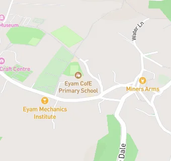 map for Eyam CofE Primary School