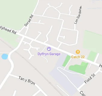 map for Dyffryn Service Station