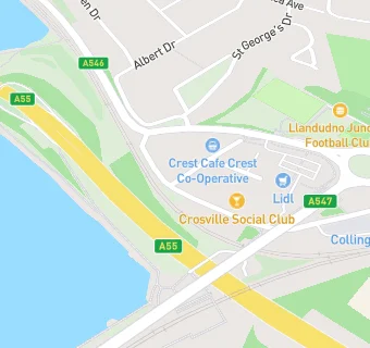 map for Crosville Social Club