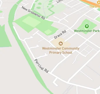 map for Westminster Community Primary School