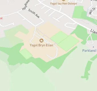 map for Ysgol Bryn Elian