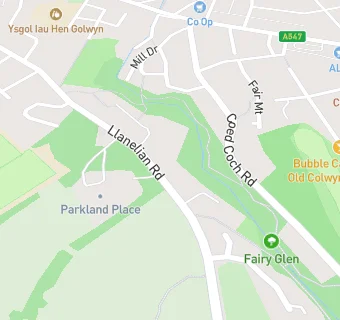 map for Parkland Place