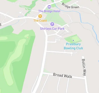 map for Prestbury Dental Practice