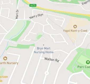 map for Bryn Marl Nursing Home