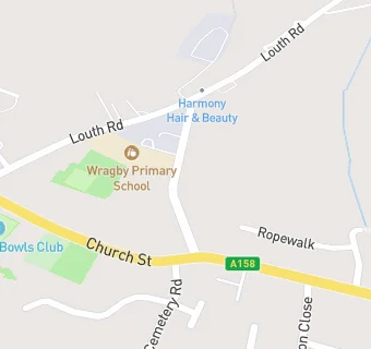 map for Wragby Primary School