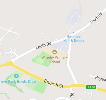 map for Wragby Primary School