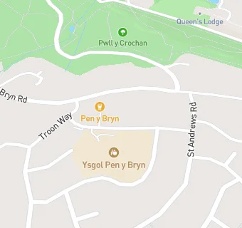 map for Pen y Bryn