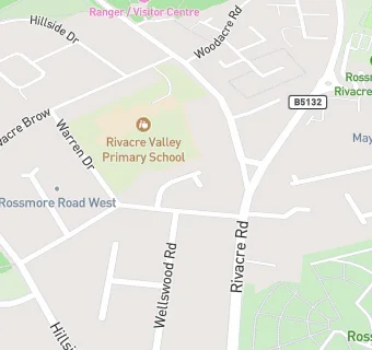 map for Netherpool County Infant School