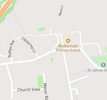 map for Barlborough Post Office