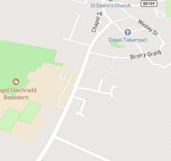 map for Ysgol Uwchradd Bodedern