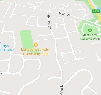 map for Llandudno Junction Community Club