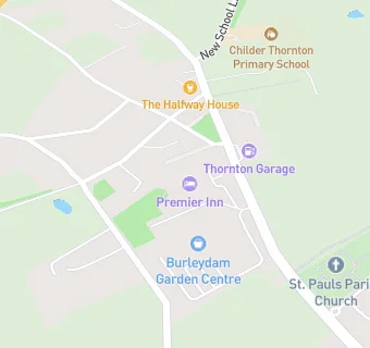 map for Wirral (Childer Thornton) Premier Inn