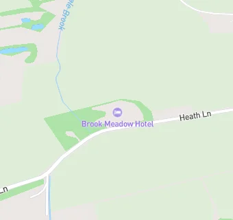 map for Brook Meadow Hotel