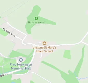 map for Unstone St Mary's Infant School