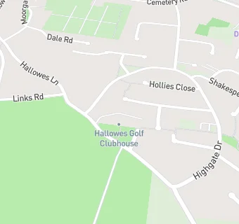 map for Hallowes Golf Club Ltd - Bar