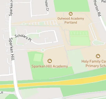 map for Sparken Hill Academy