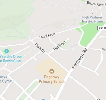 map for Ysgol Deganwy