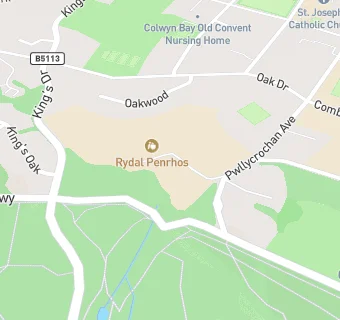 map for Rydal Penrhos Preparatory School