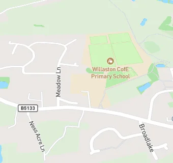 map for Willaston CofE Primary School