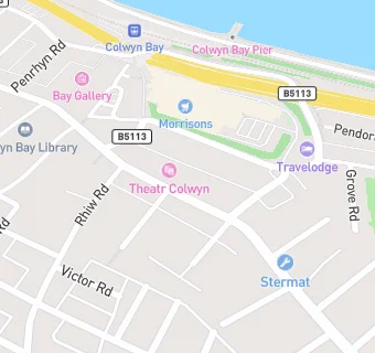 map for Theatr Colwyn