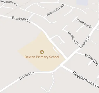 map for Bexton County Infant School