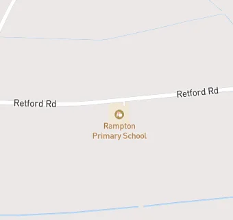 map for Rampton Primary School