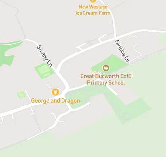 map for Great Budworth Primary School