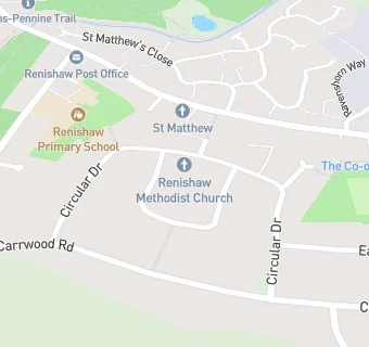 map for Renishaw Convenience Store