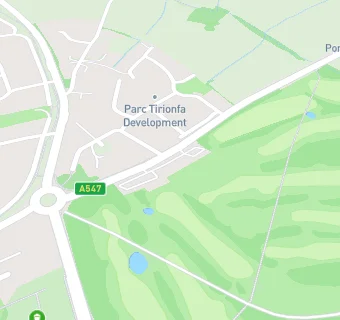 map for Rhuddlan Golf Club