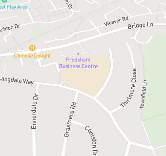 map for Frodsham Manor House Primary School