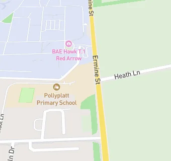 map for Pollyplatt Primary School