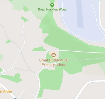 map for Great Hucklow CE Primary