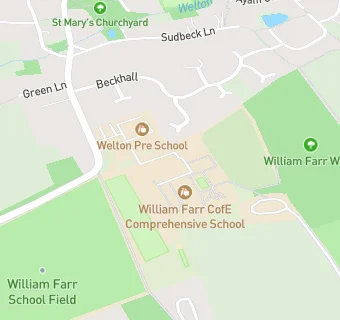 map for William Farr CofE Comprehensive School