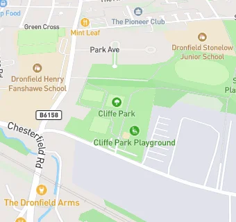 map for Cliffe Park Cafe