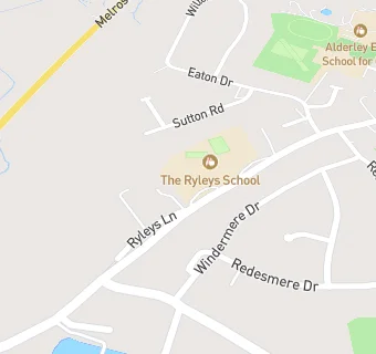 map for The Ryleys School