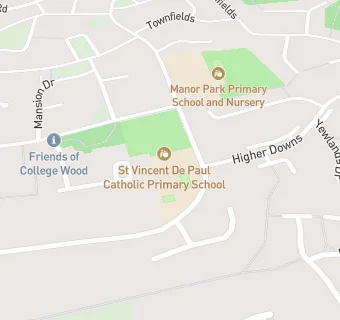 map for St Vincents Pre-School Playgroup