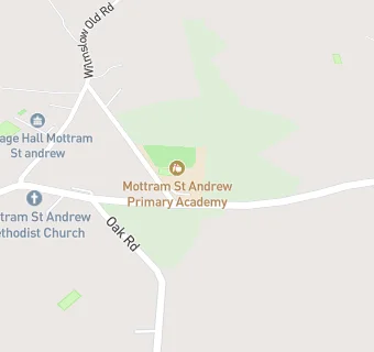 map for Mottram St Andrew Primary Academy