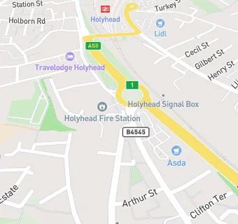 map for Asda Supermarket