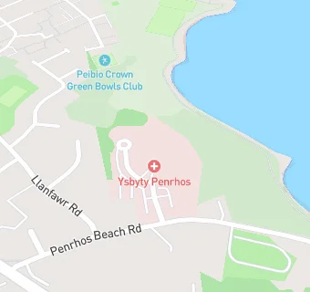 map for Ysbyty Penrhos Stanley Hospital