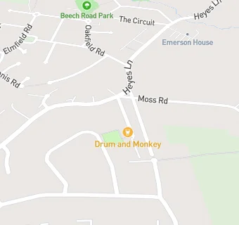 map for The Drum And Monkey