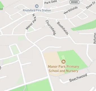 map for Manor Park School and Nursery