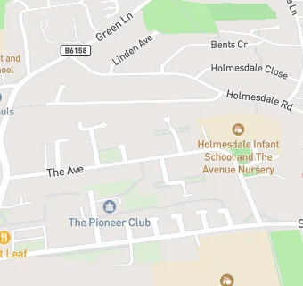 map for Holmesdale Infants School