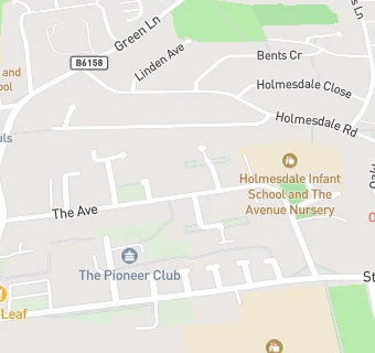 map for Holmesdale Infant School