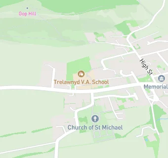 map for Trelawnyd V.A. School