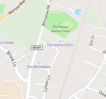 map for The Belvedere Nursing Home