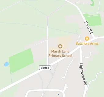 map for Marsh Lane Primary School