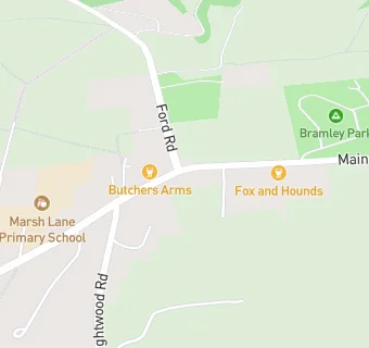 map for Marsh Lane Under Fives Playschool