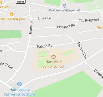 map for Northfield Junior School