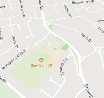 map for Ysgol Dewi Sant