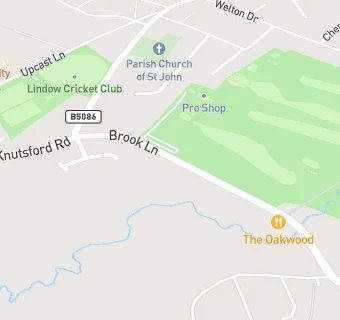 map for The Oakwood